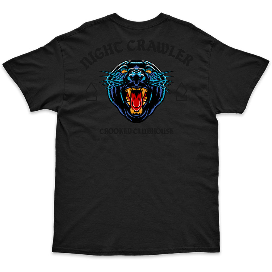 Crooked Clubhouse Nightcrawler Tee - Black