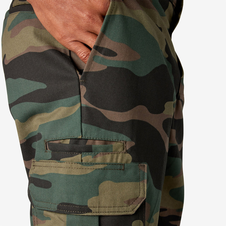 Flex Regular Fit Cargo Pants 30L - Hunter Green Camo