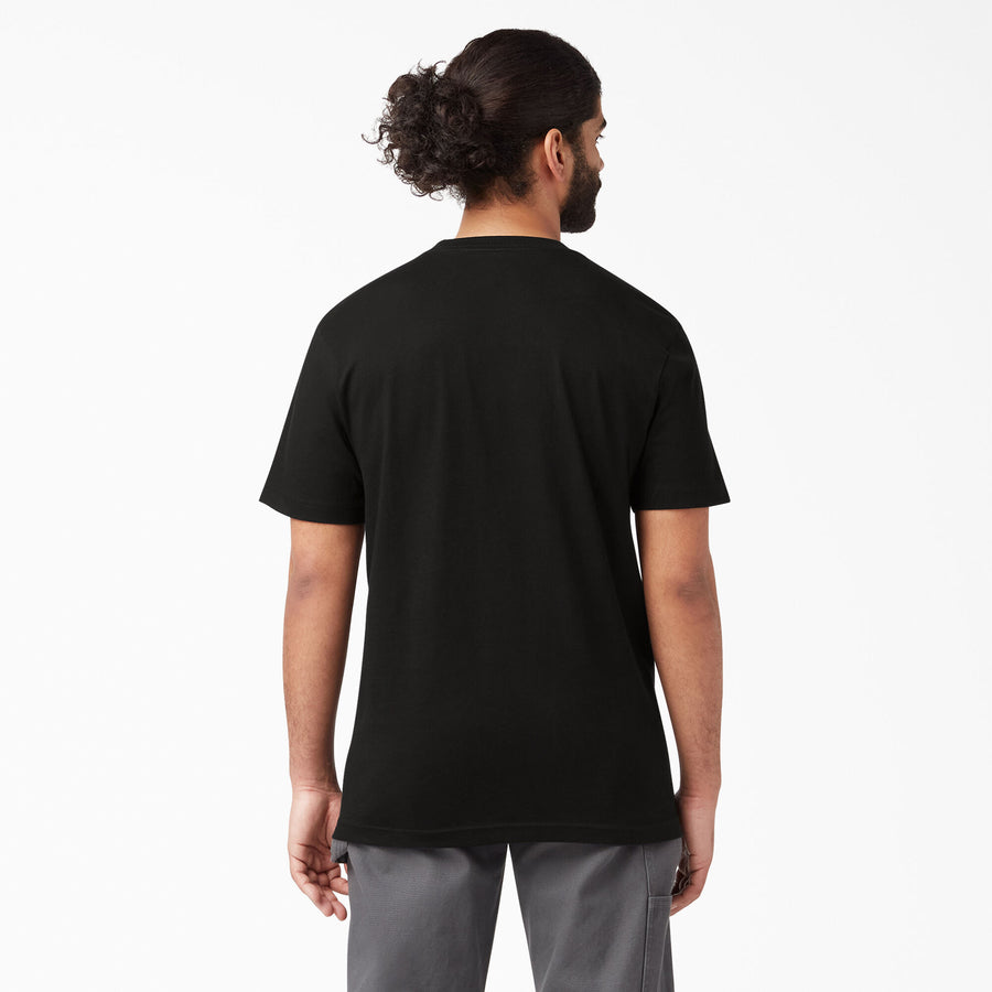 Lightweight Short Sleeve Pocket Tee - Black