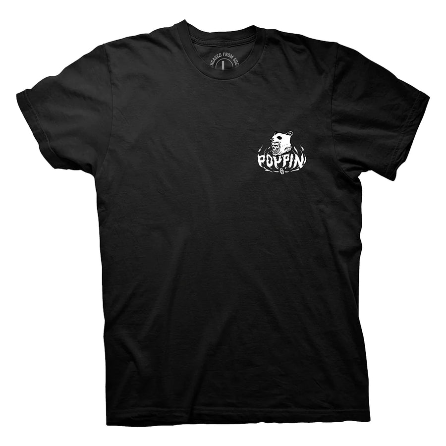 Crooked Clubhouse Pop Poppin Tee - Black