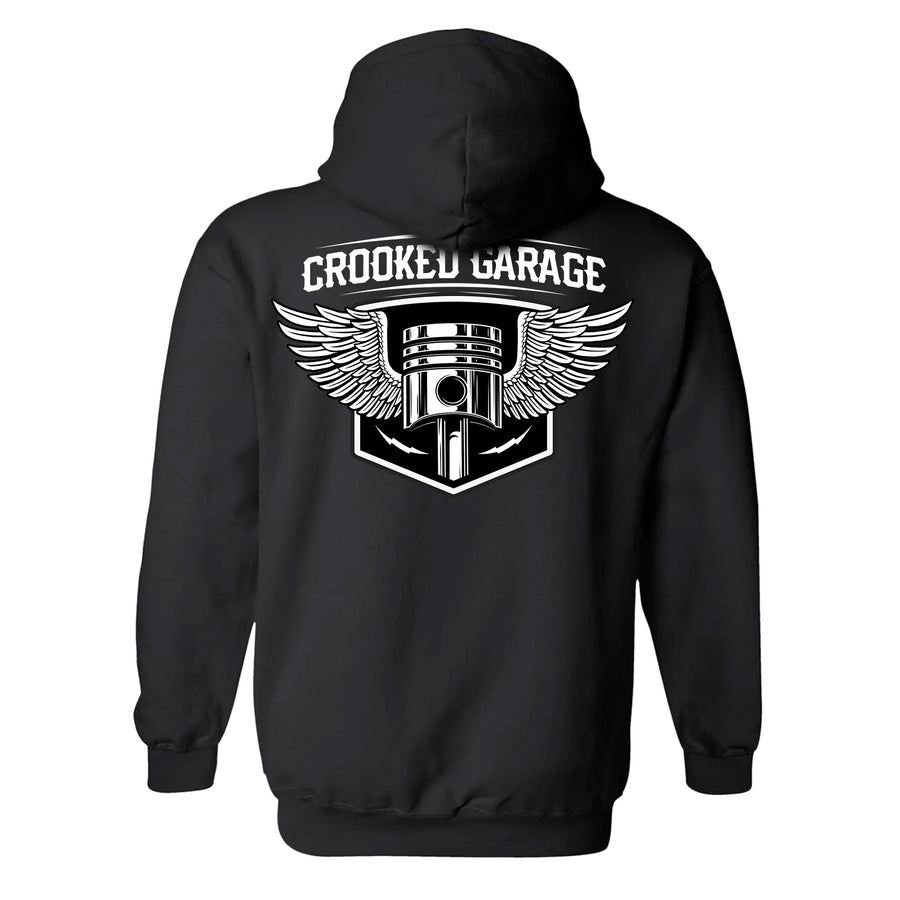 Crooked Clubhouse Crooked Garage Hoodie - Black