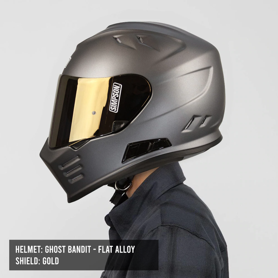 Simpson Ghost Bandit Helmet - Flat Alloy