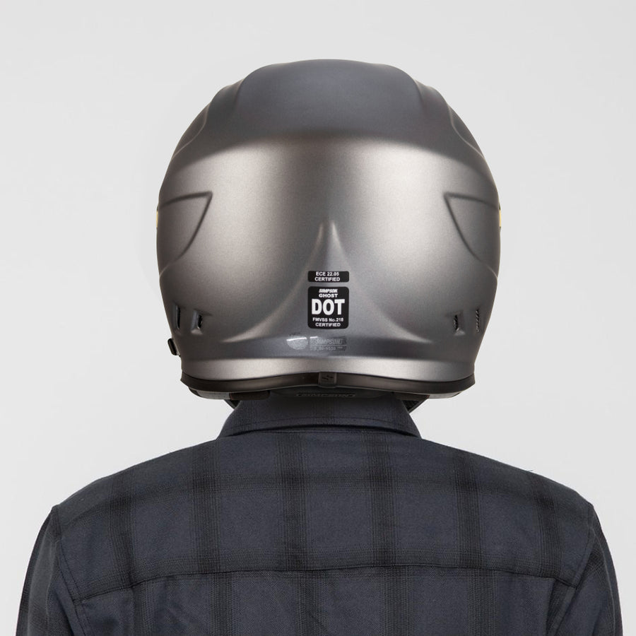 Simpson Ghost Bandit Helmet - Flat Alloy