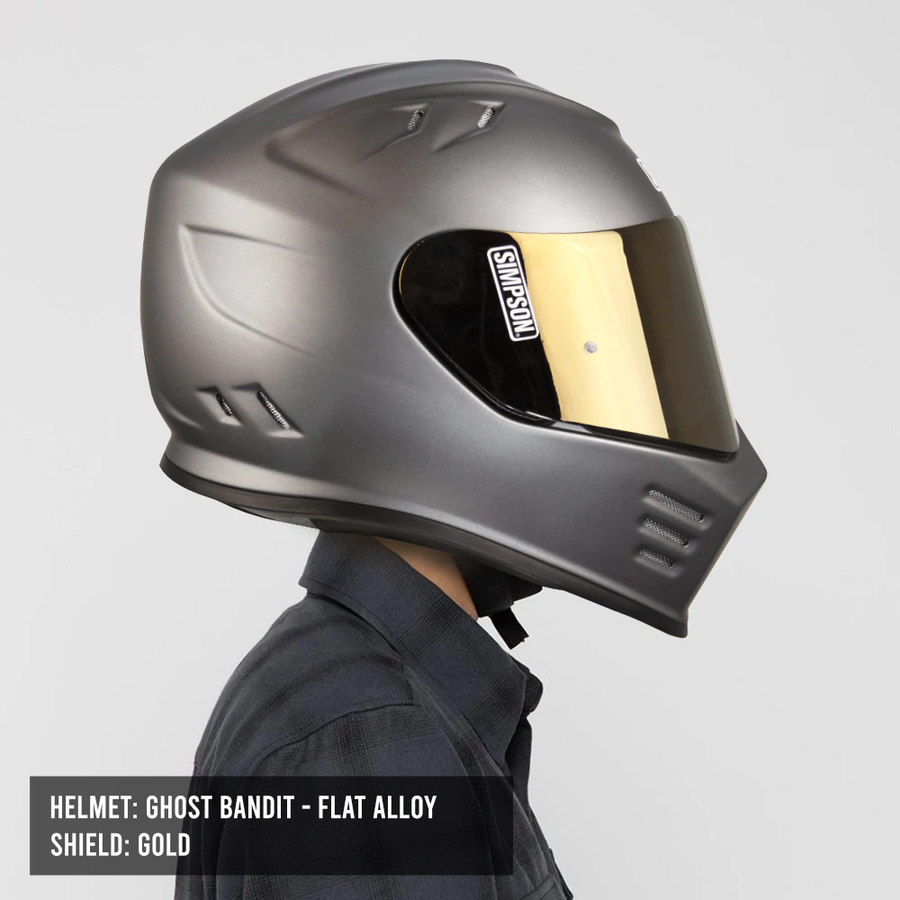 Simpson Ghost Bandit Helmet - Flat Alloy