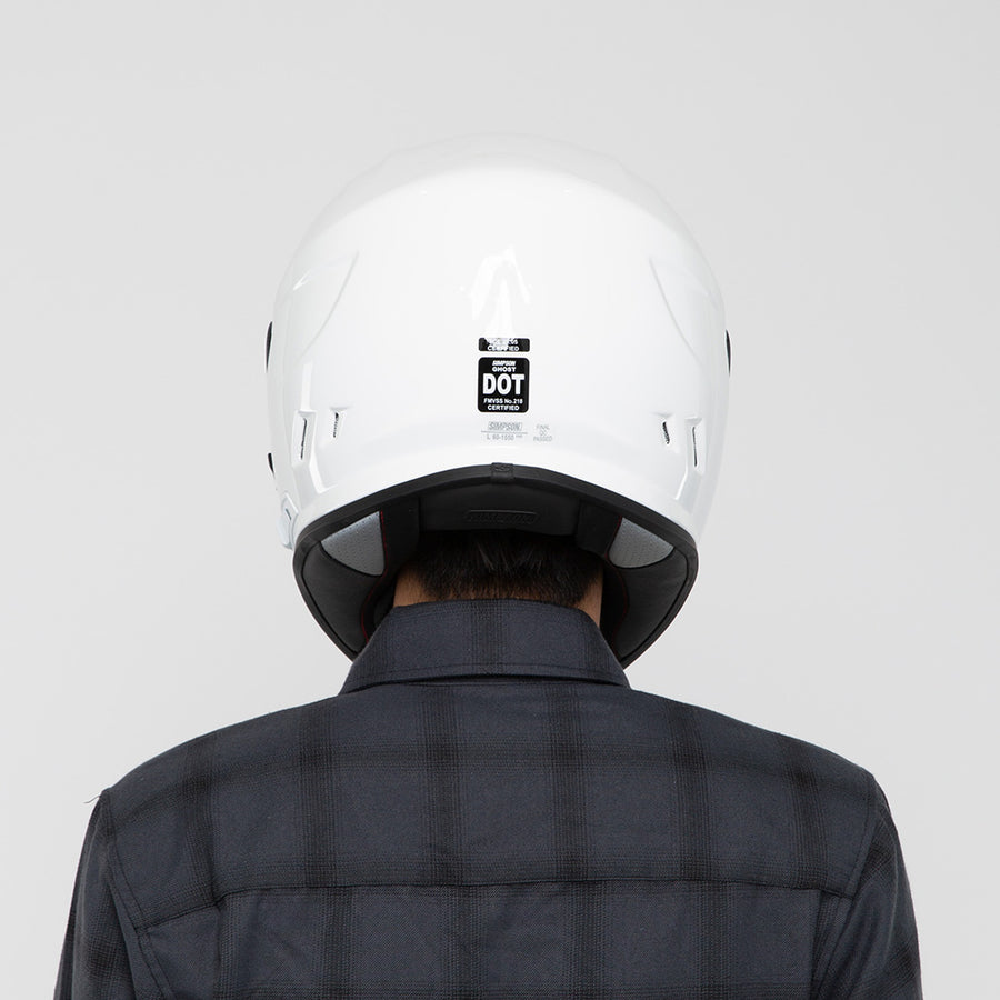 Simpson Ghost Bandit Helmet - White