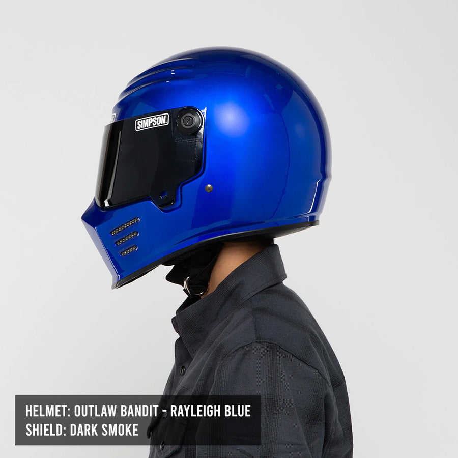 Simpson Outlaw Bandit Helmet Gen 2 - Rayleigh Blue