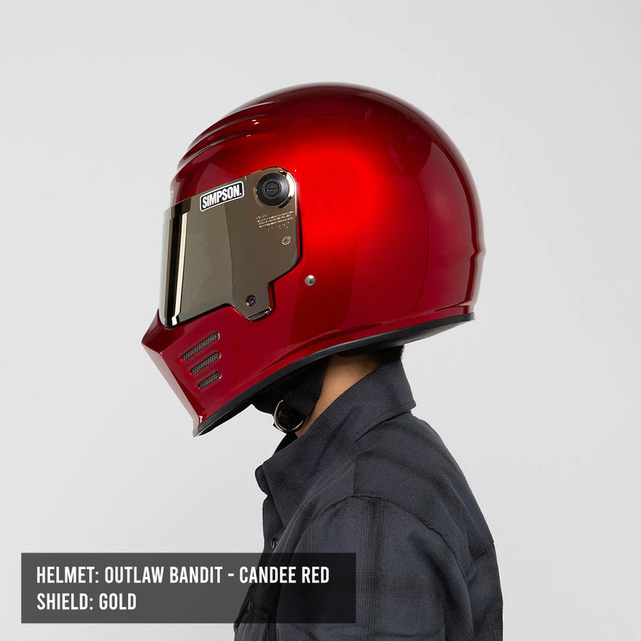 Simpson Outlaw Bandit Helmet Gen 2 - Candee Red