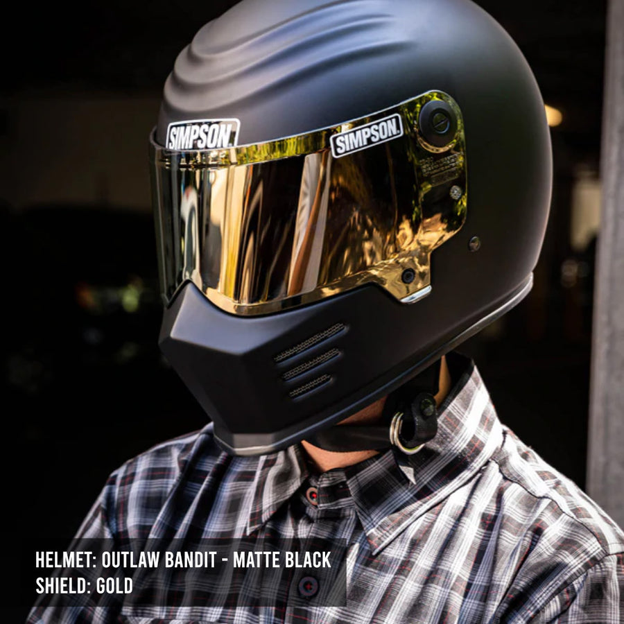 Simpson Outlaw Bandit Helmet Gen 2 - Matte Black