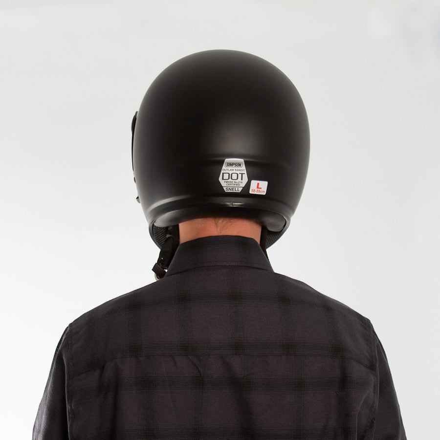 Simpson Outlaw Bandit Helmet Gen 2 - Matte Black