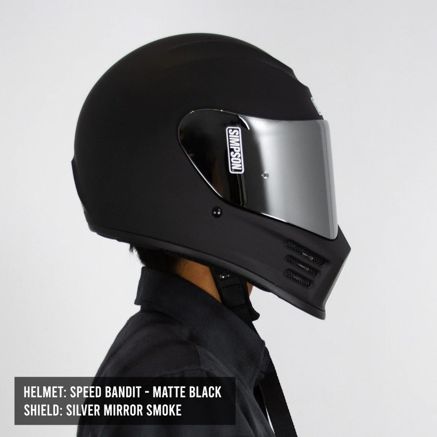 Simpson Speed Bandit Helmet - Matte Black