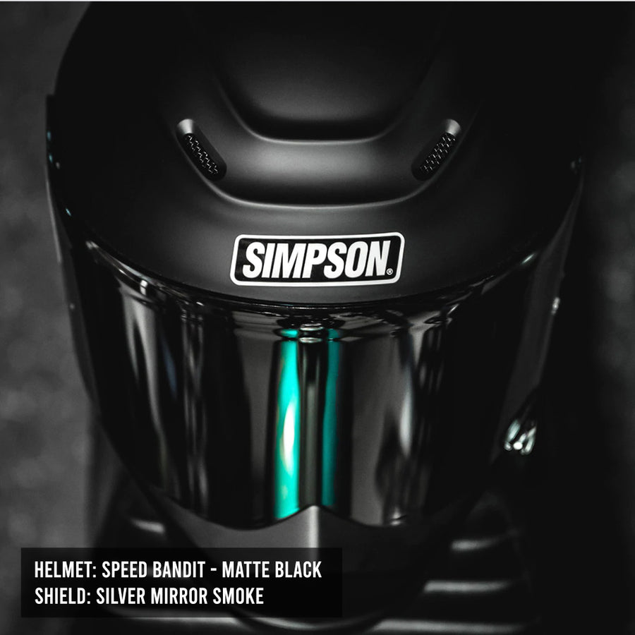 Simpson Speed Bandit Helmet - Matte Black