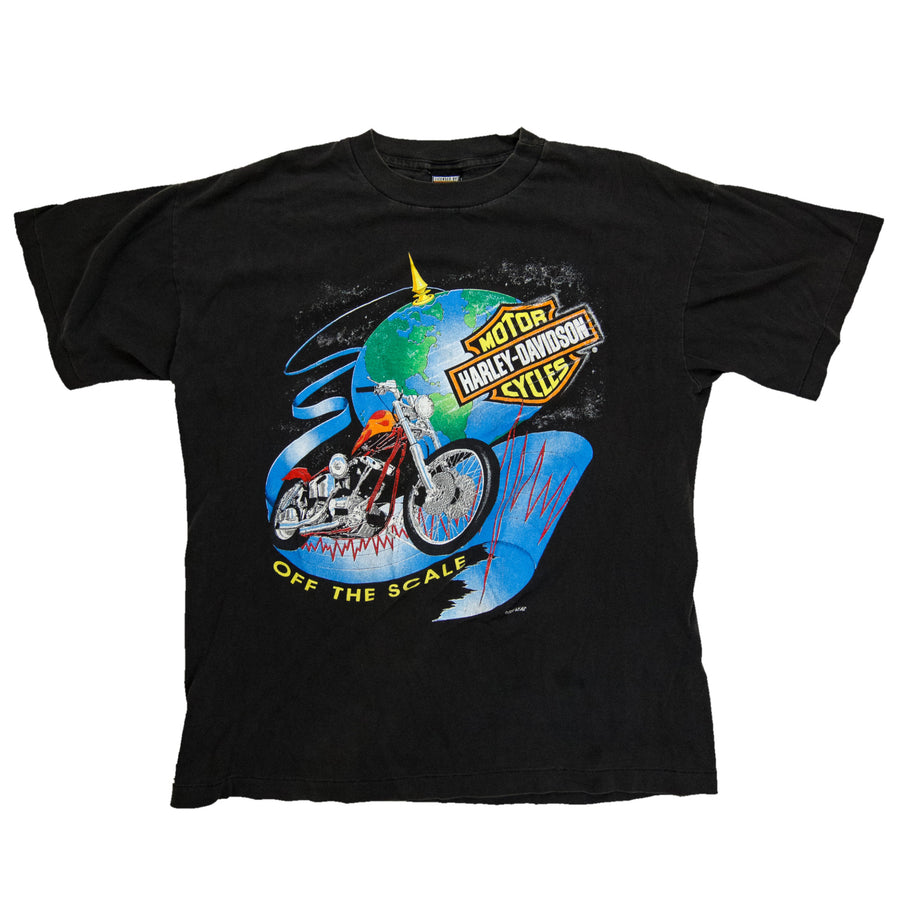 Harley Davidson Vintage T-Shirt - Off The Scale - Black